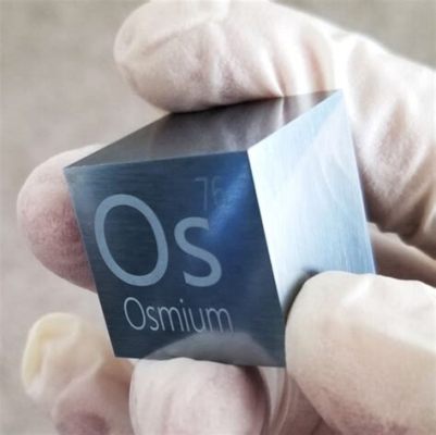 Osmium: Un Métal Rare à Haute Densité pour l'Industrie Aérospatiale et les Instruments de Précision !